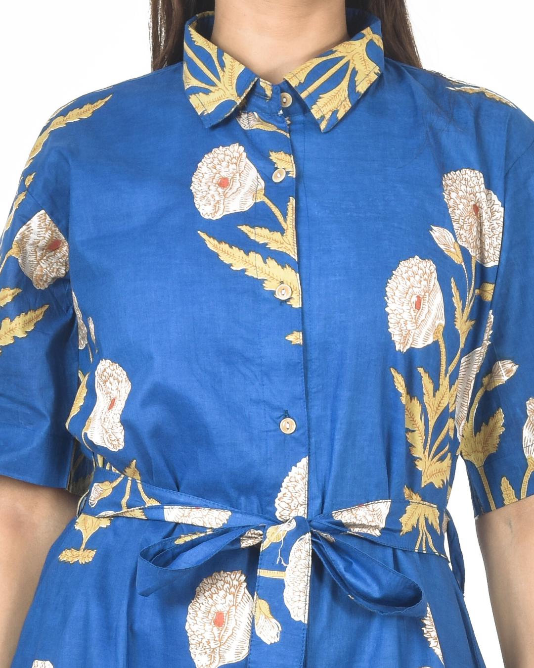 Botanic Blue Mini Dress