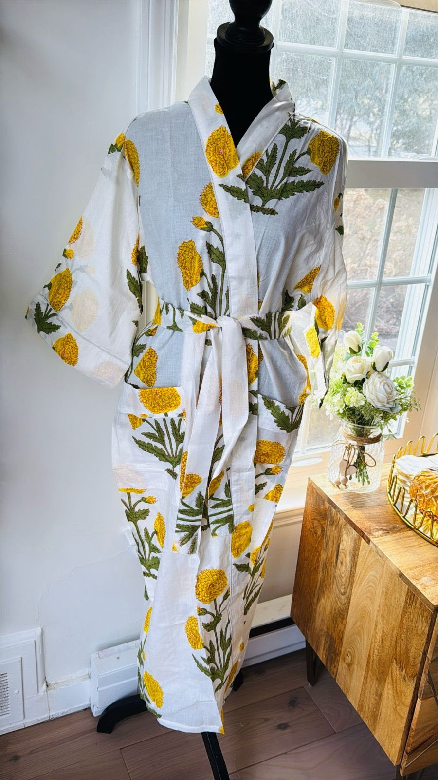 100% Cotton Kimono Robe
