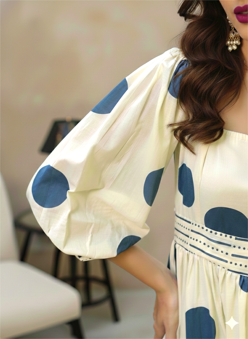 Neel Tara Polka Midi