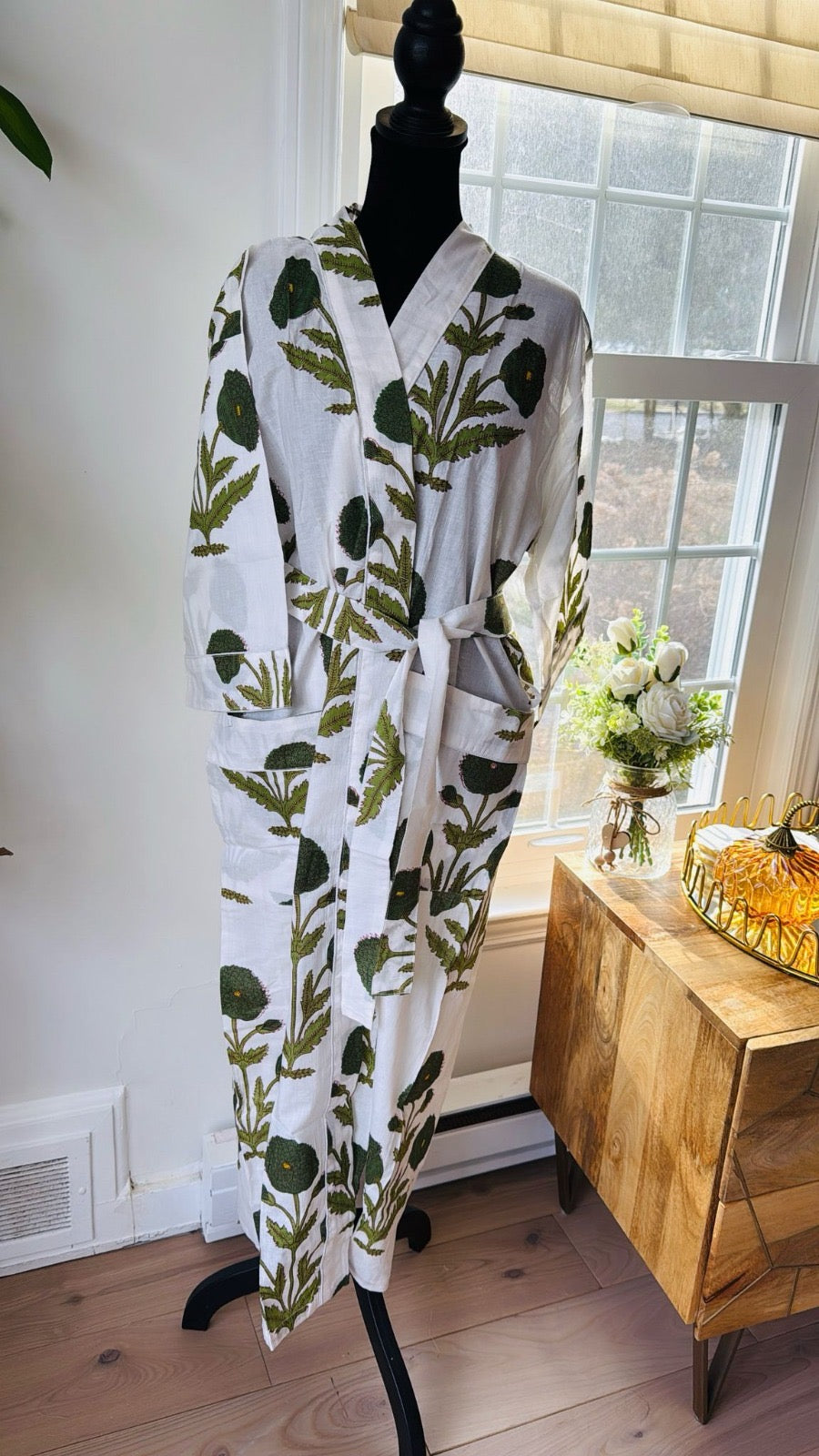100% Cotton Kimono Robe