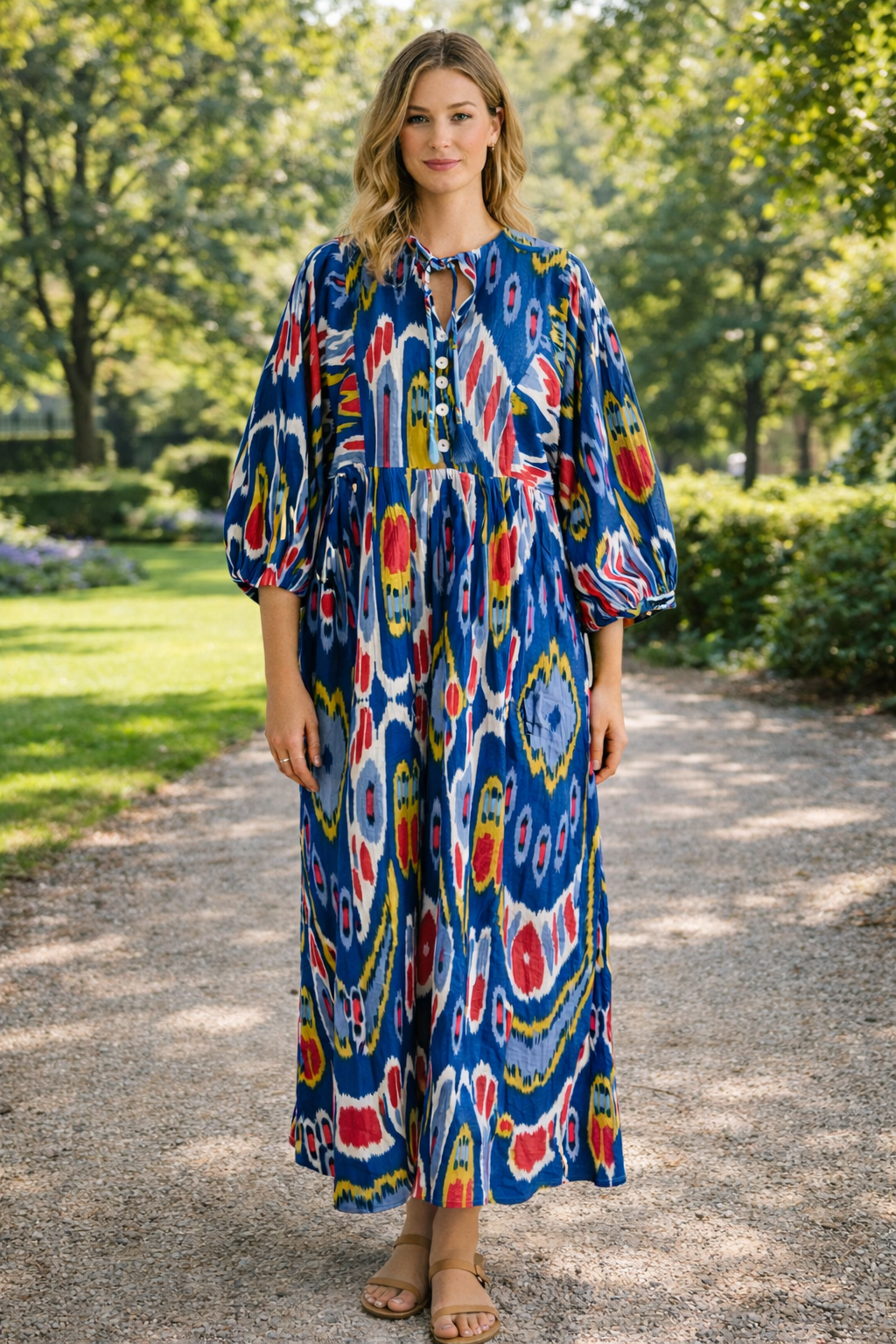 Indian Crafted Ikat Dress