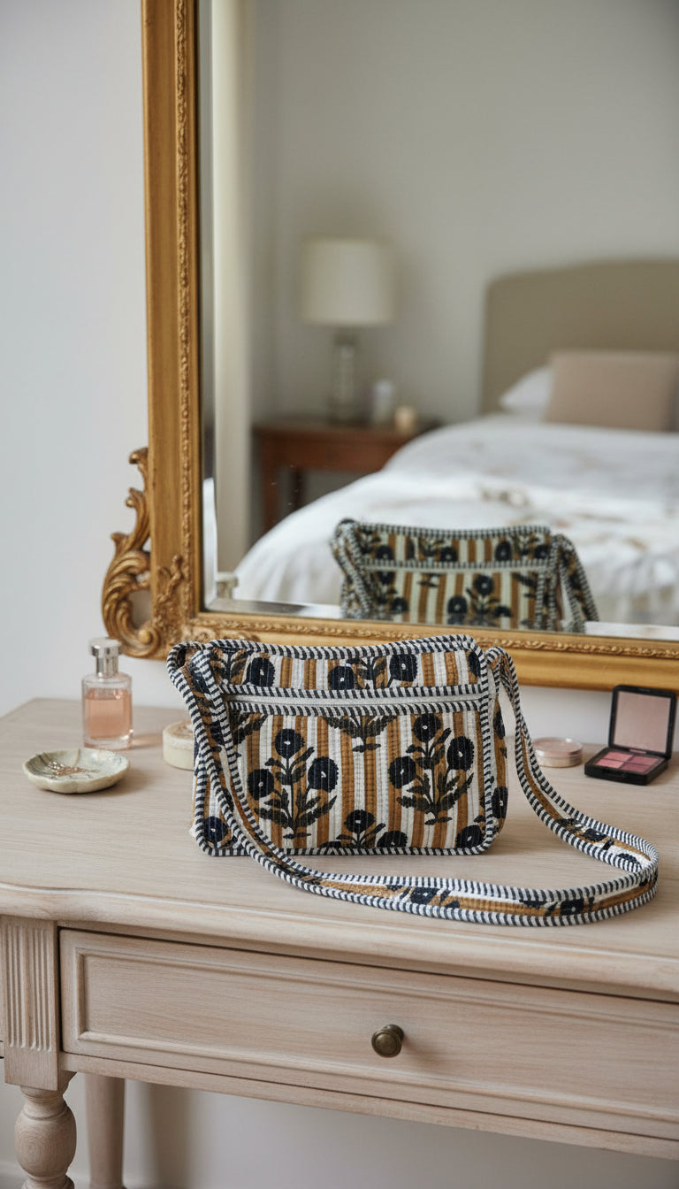 Vintage Floral Sling Bag