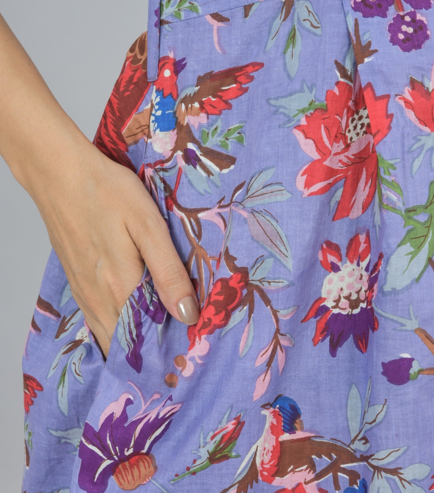 Violet Wings Midi Dress