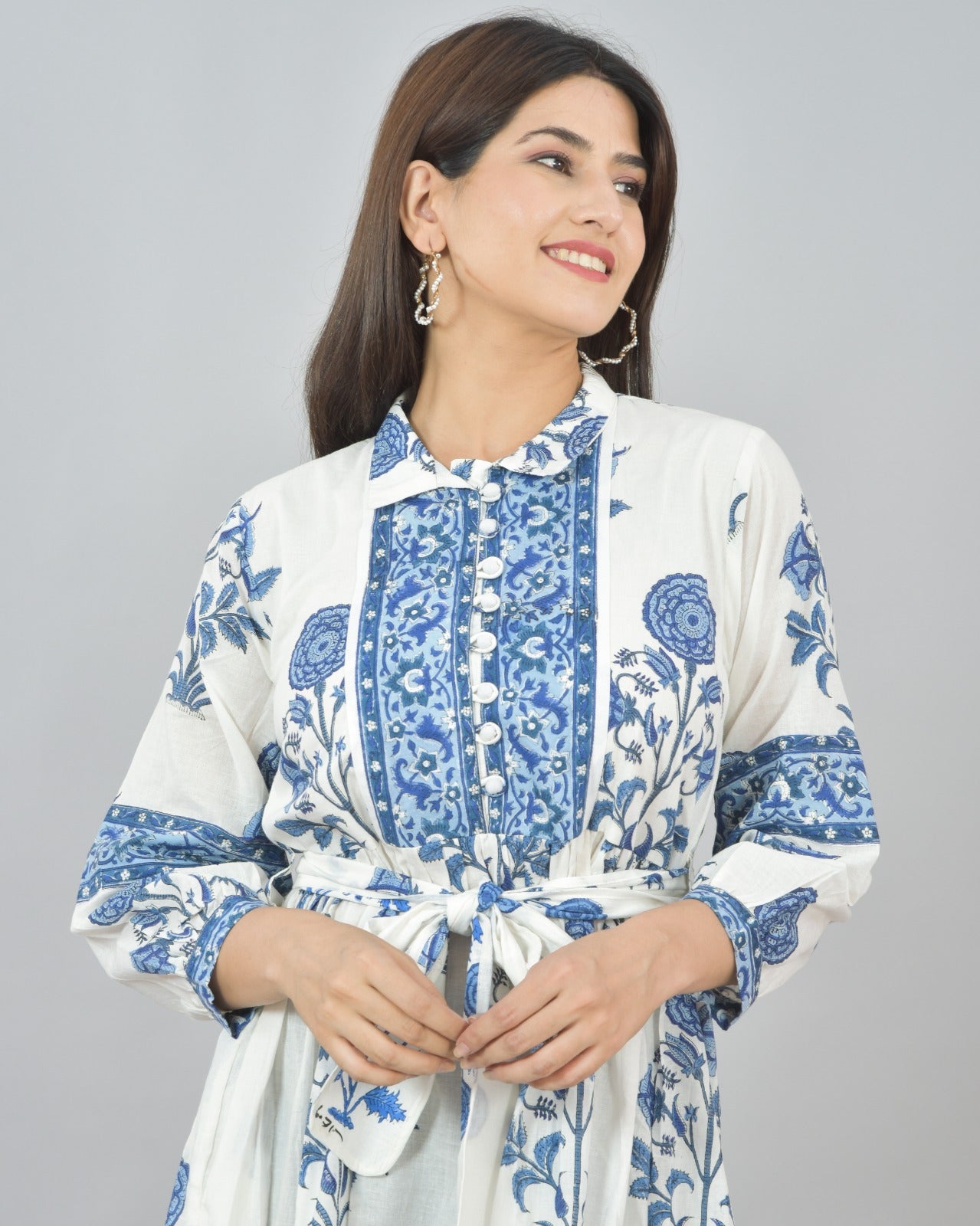 Hand Block Print Midi Dresses