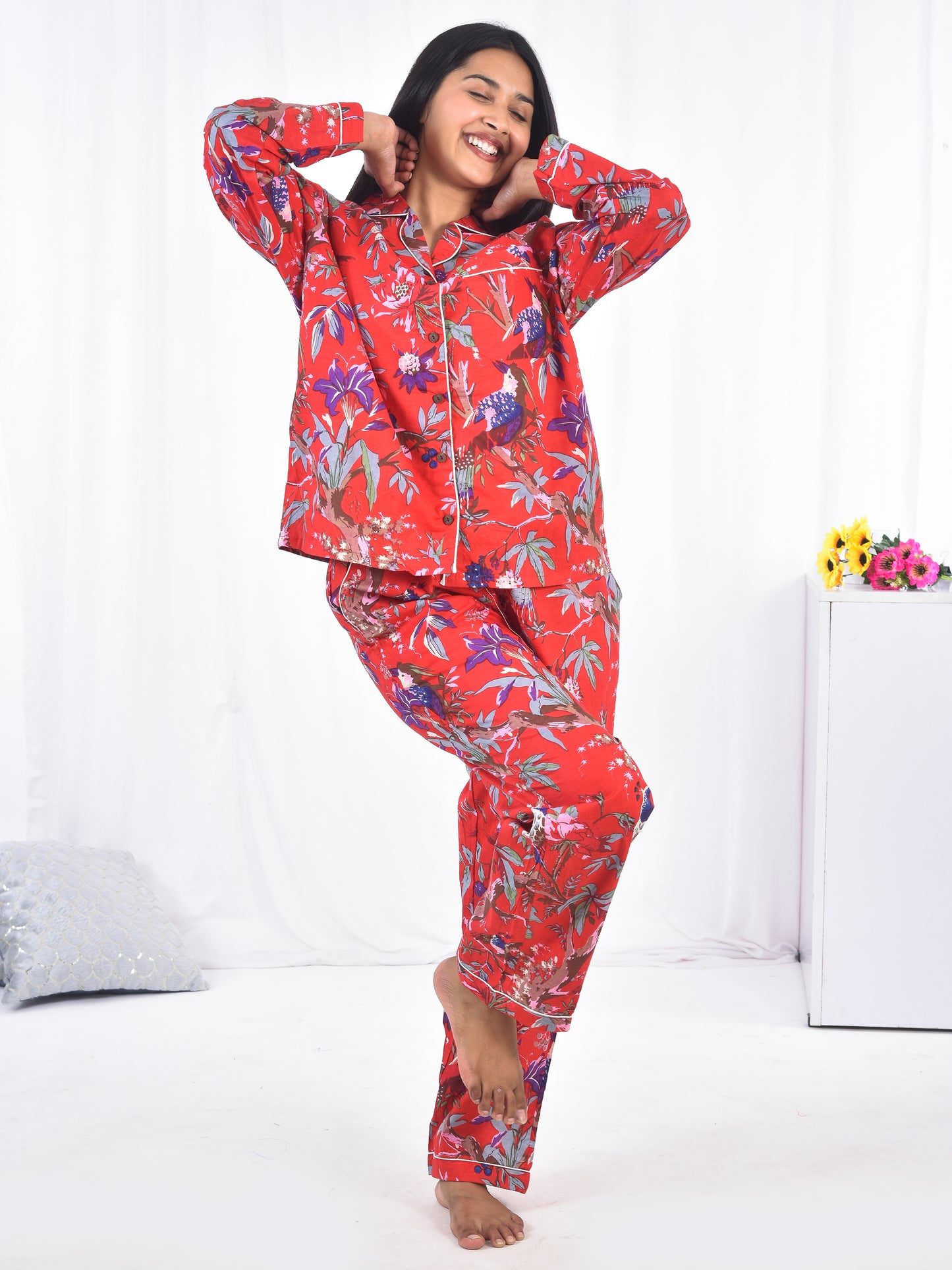 Long PJ Set - Red Sanctuary