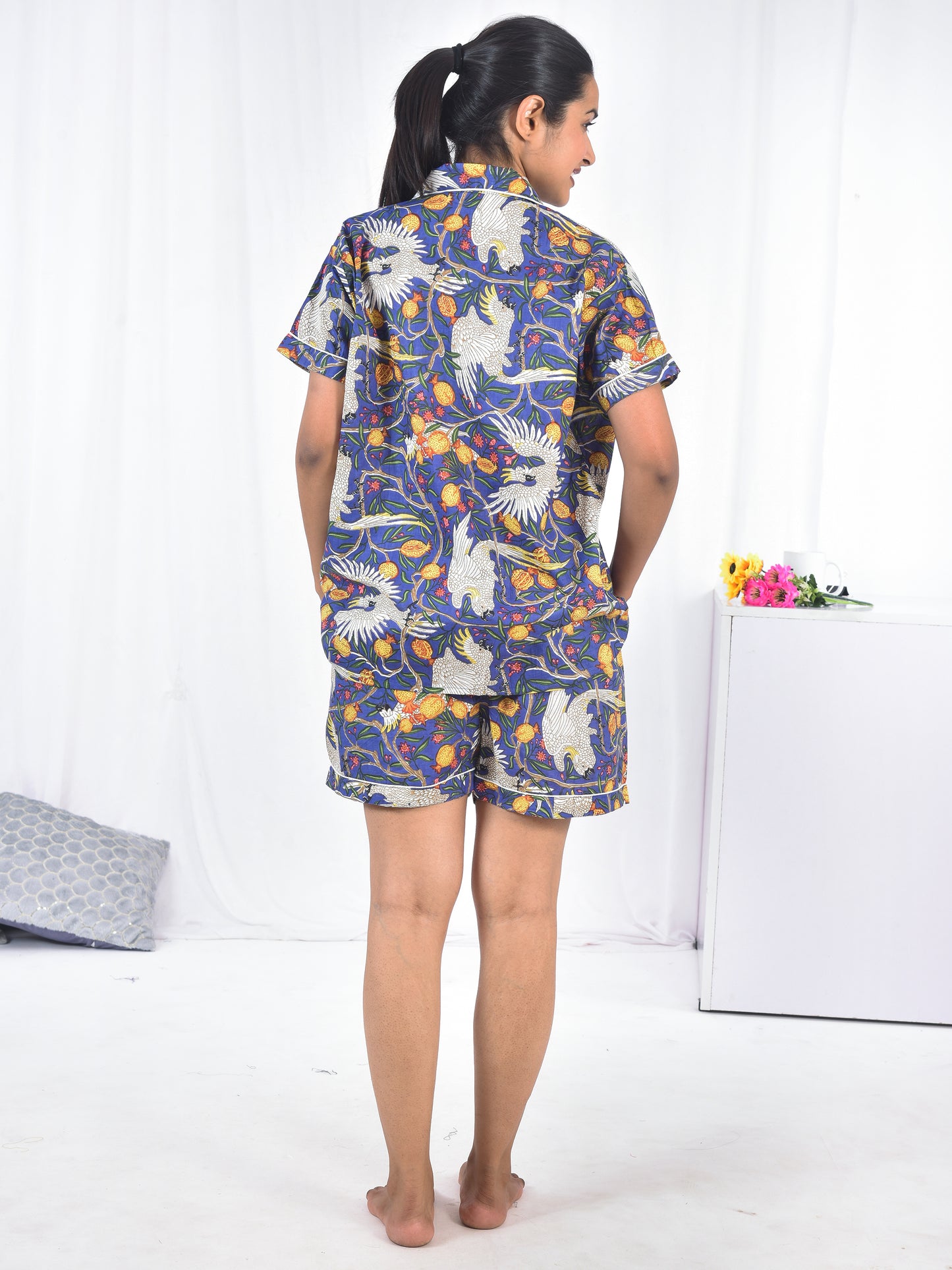 Blue Short PJ Set - Wild Jungle