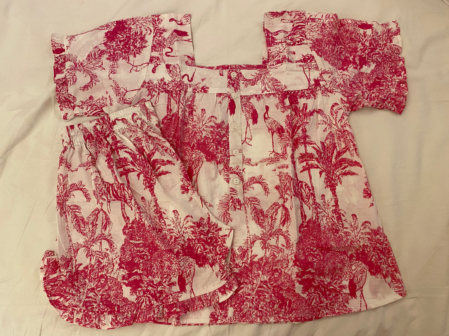 Short PJ Set in Blush Pink