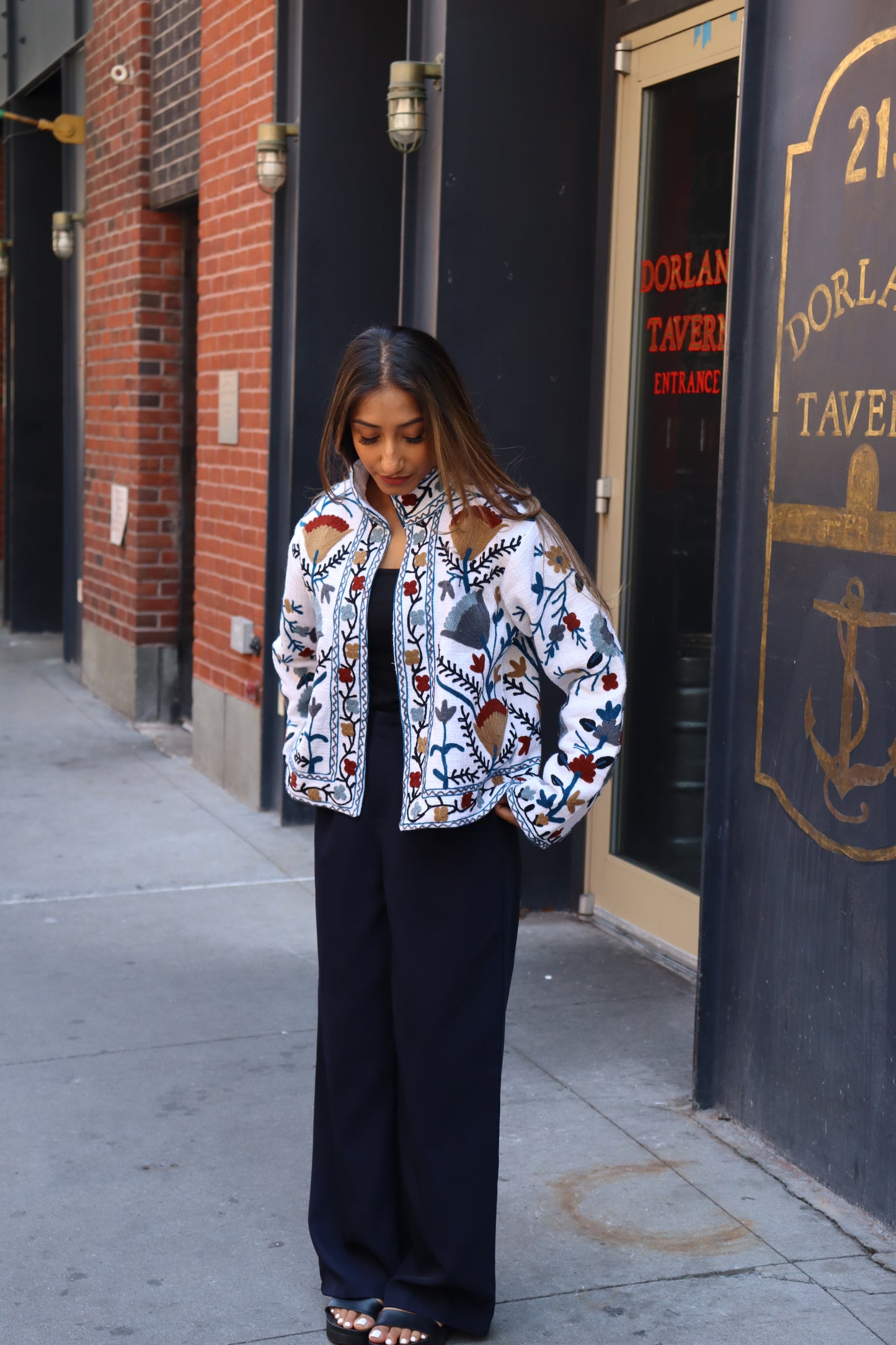 Suzani Jacket - White