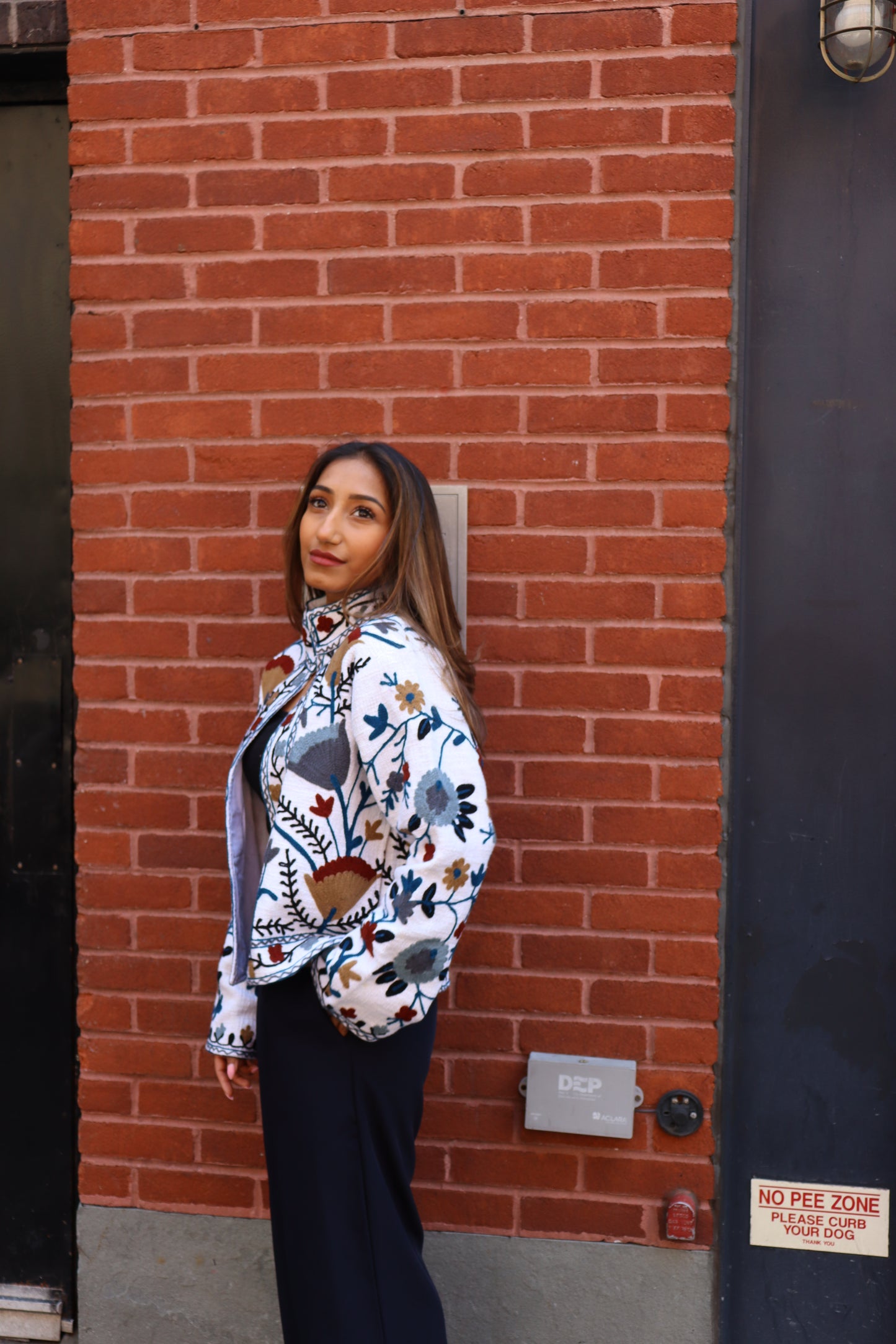 Suzani Jacket - White