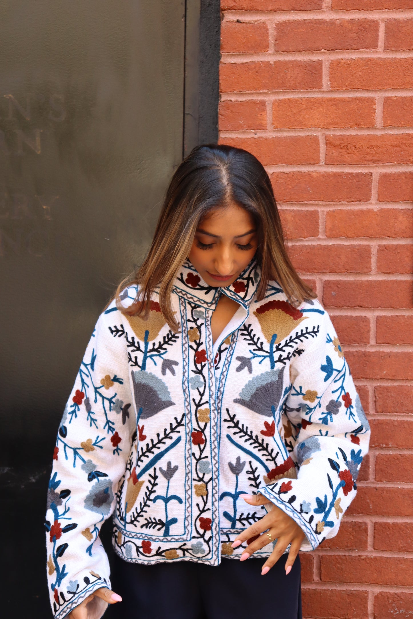 Suzani Jacket - White