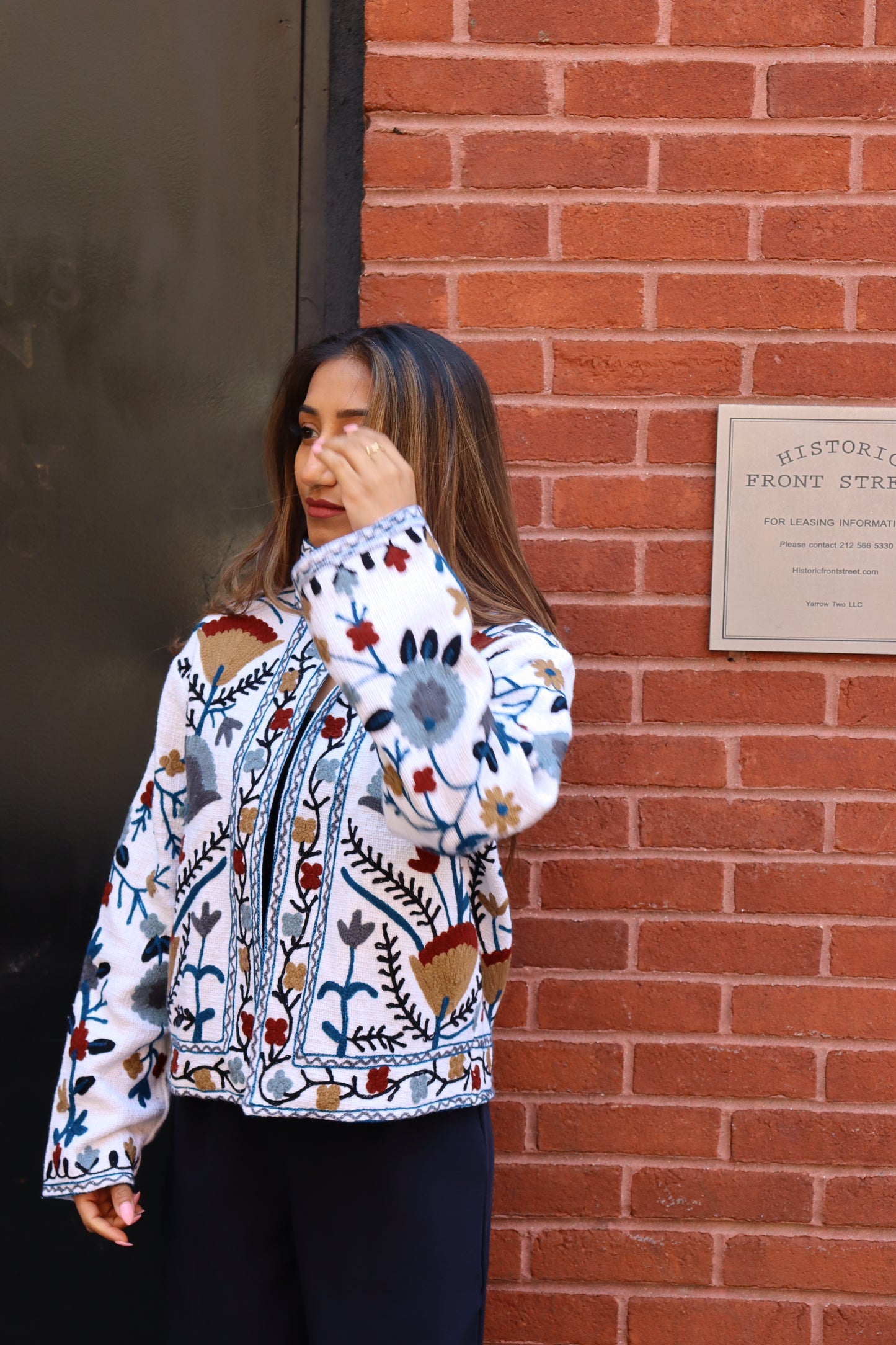 Suzani Jacket - White