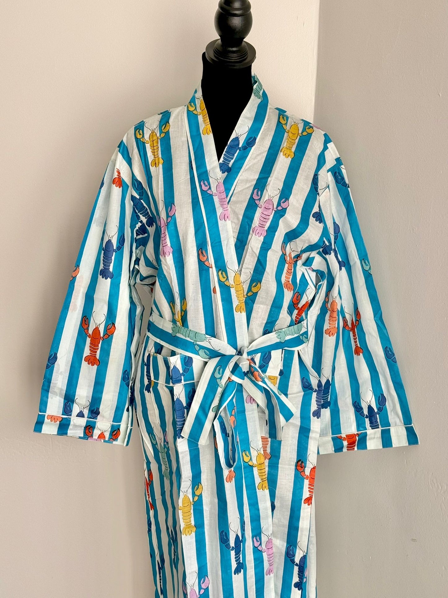 Coastal Catch Cotton Bath Robe