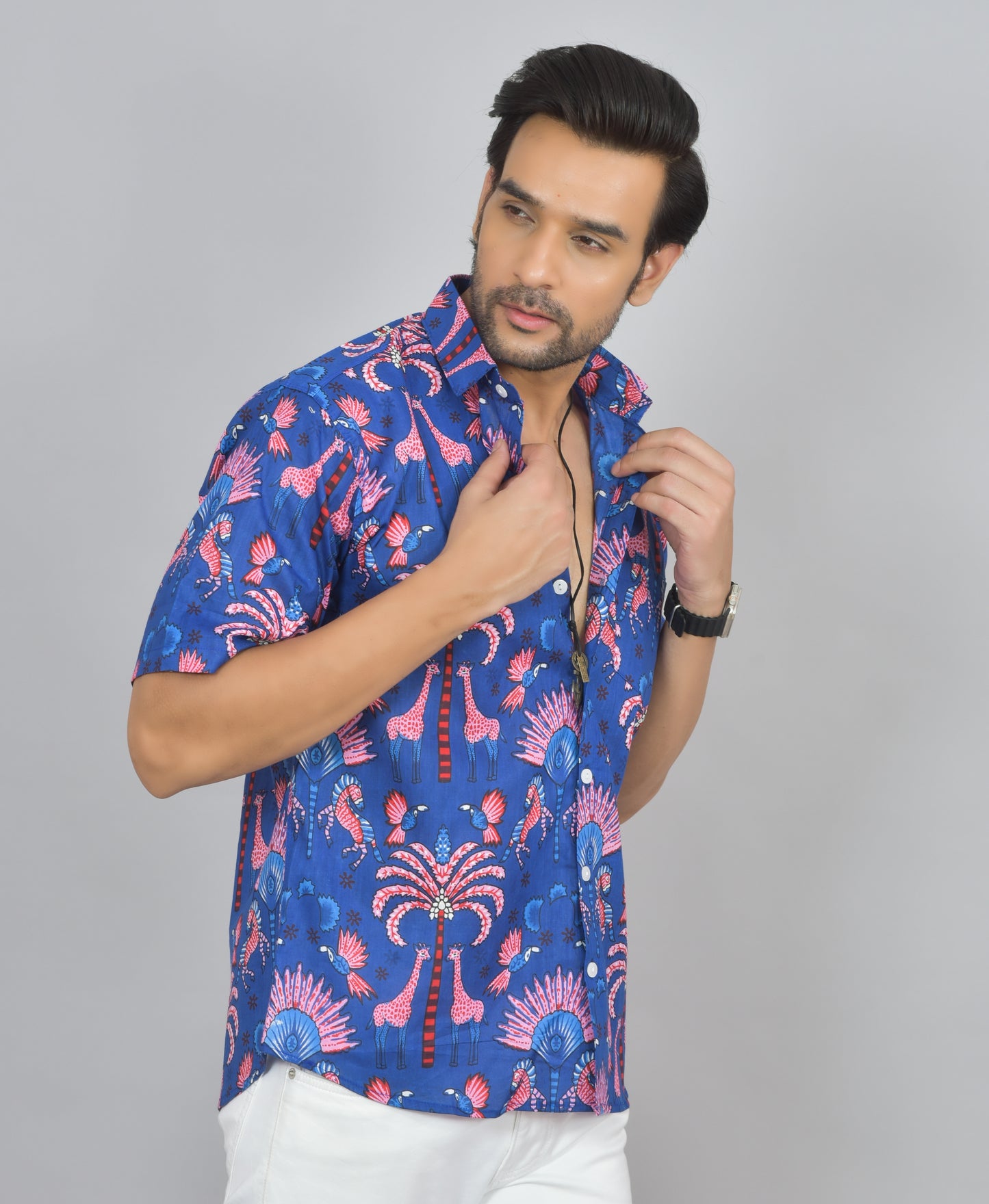 Hand Block Printed Cotton Shirt