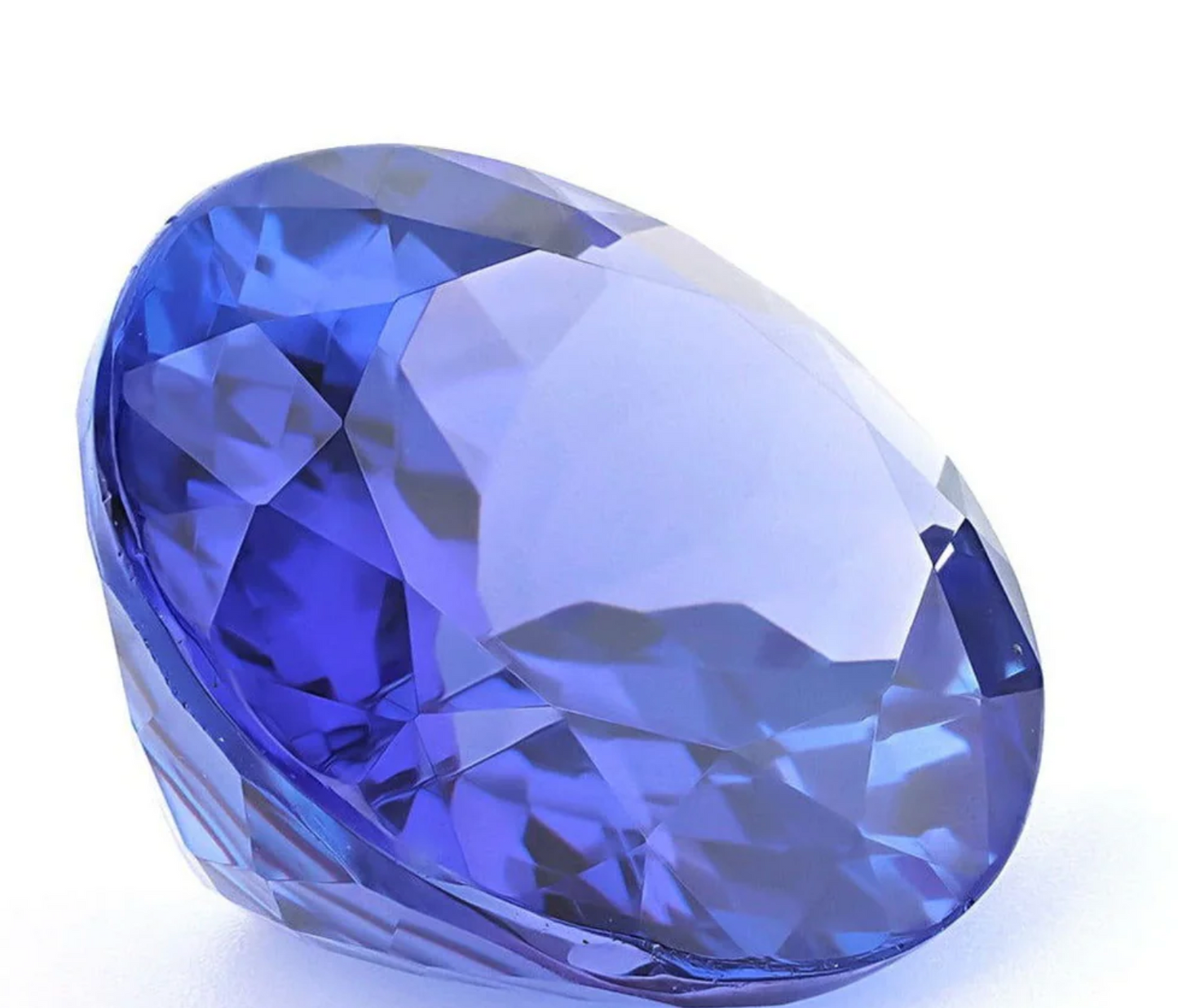 AAAA Natural VIVID Tanzanite Gemstone 9x11MM Oval 3.77 Cts (TZOV028)