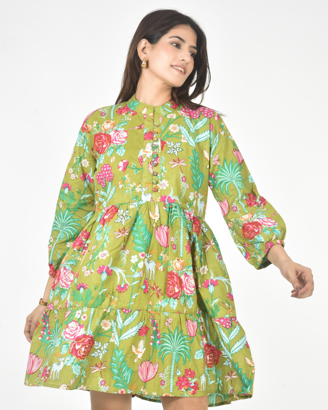 Verdant Bloom Tiered Mini