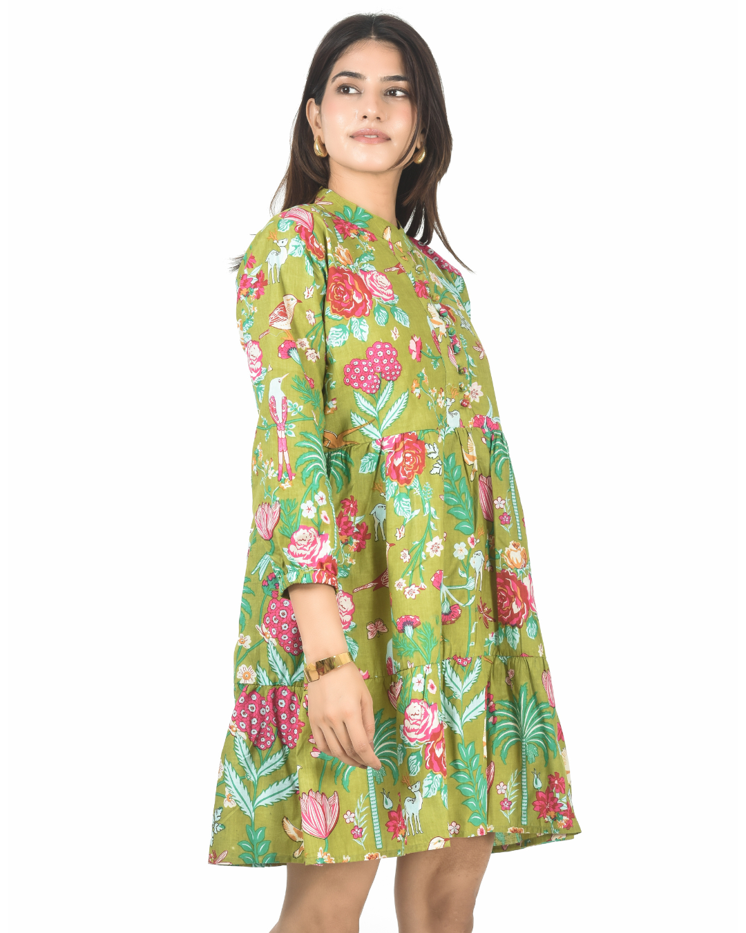 Verdant Bloom Tiered Mini