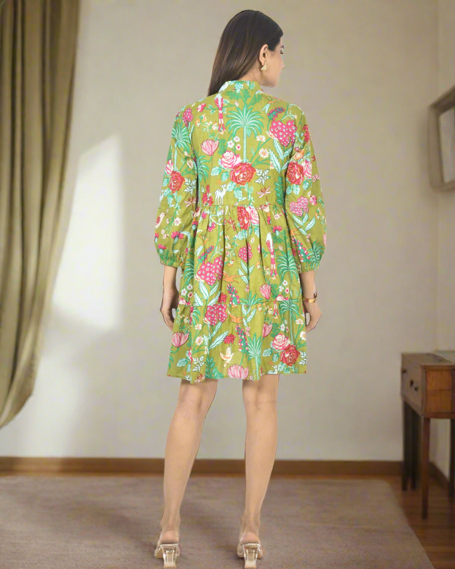 Verdant Bloom Tiered Mini
