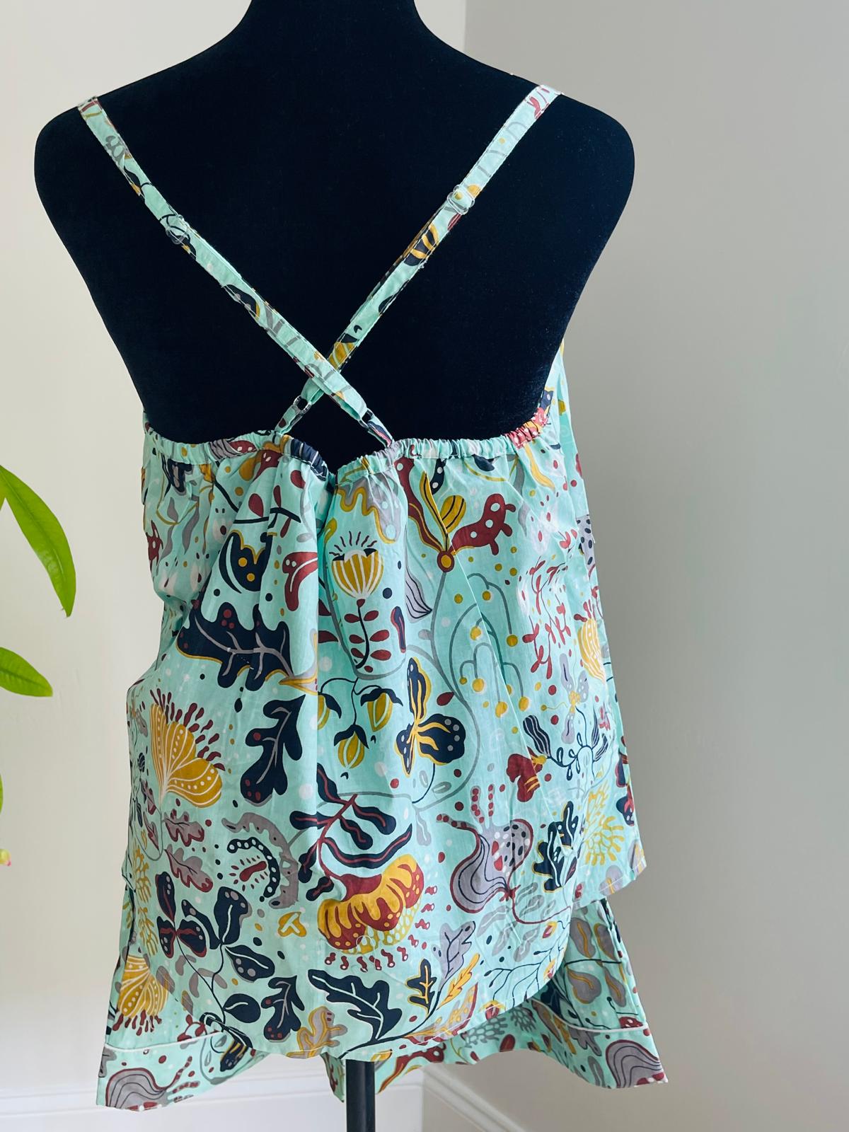 Sea Blue Short PJ Set