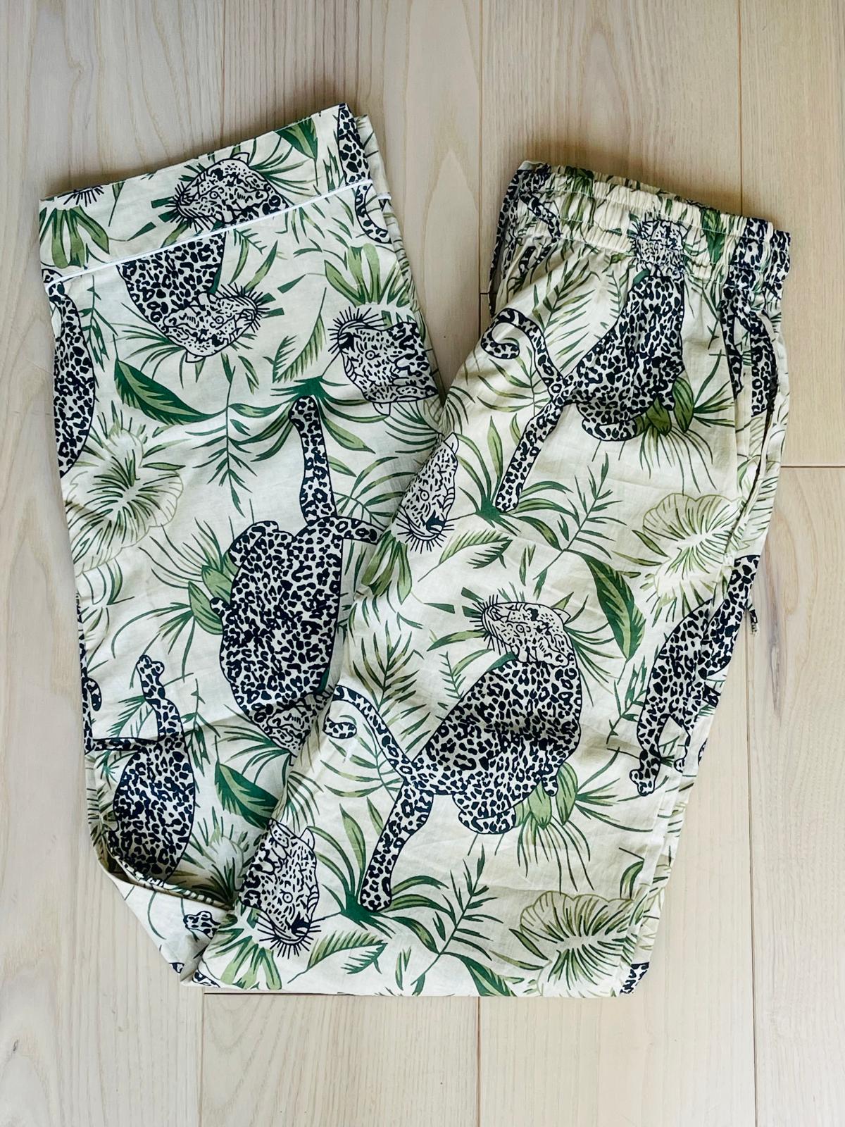 Long PJ Set in Jungle Print