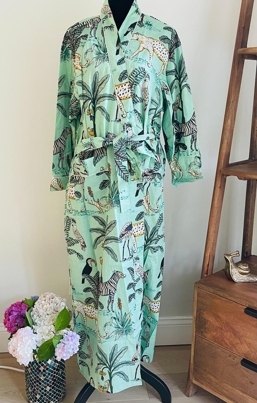 100% Cotton Kimono Robe