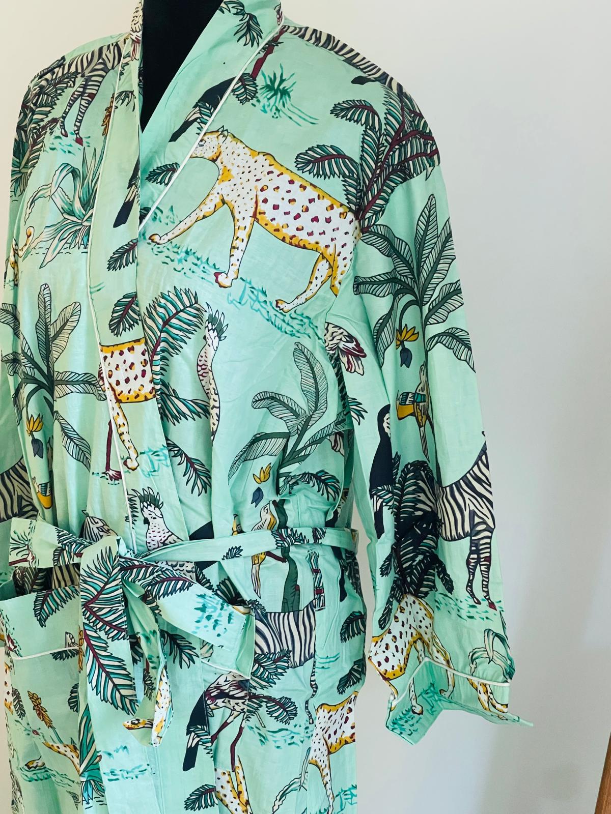 100% Cotton Kimono Robe