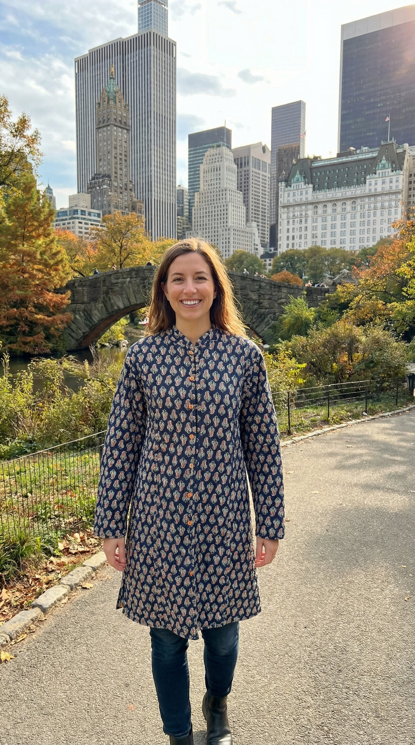 “Midnight Mosaic Coat”