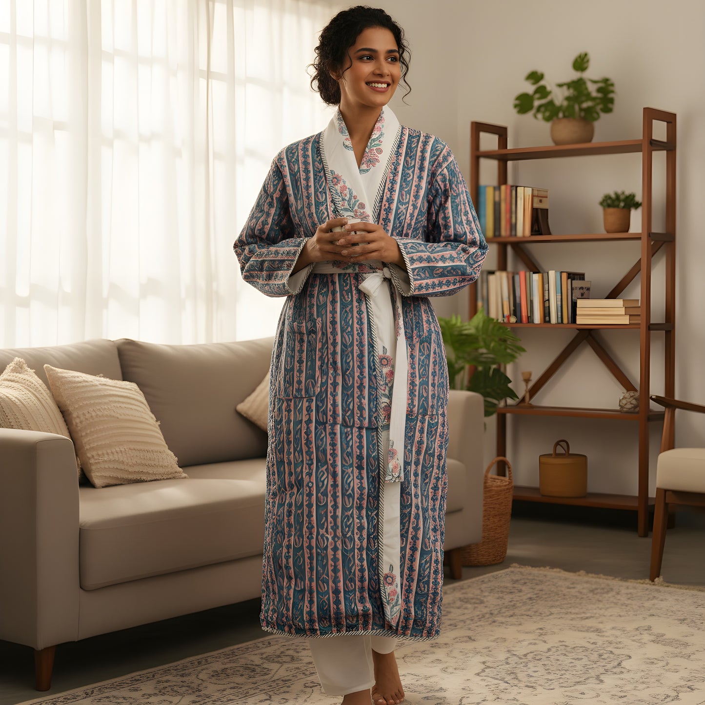 Indigo Breeze Robe