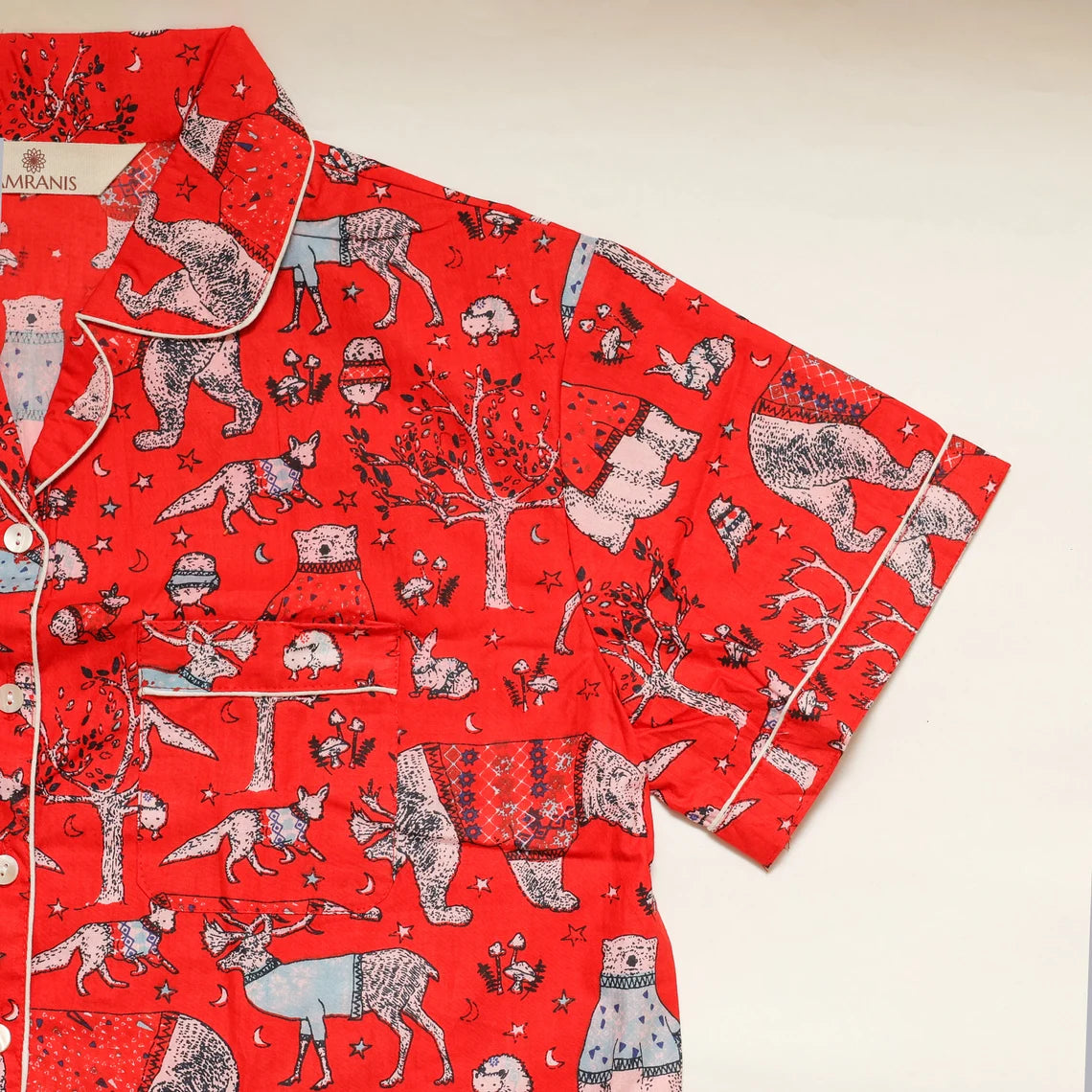 Long PJ Set - Red