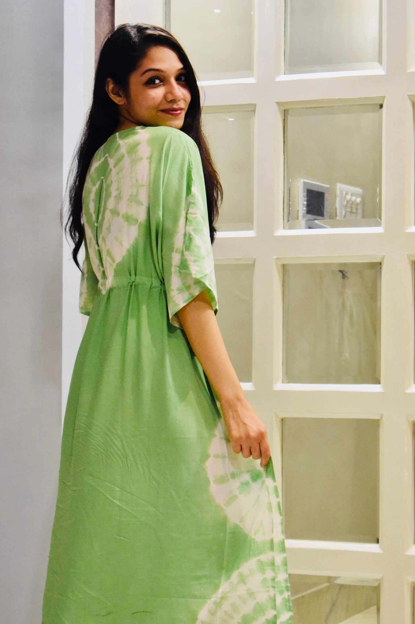 Boho Tie-Dye Kaftan