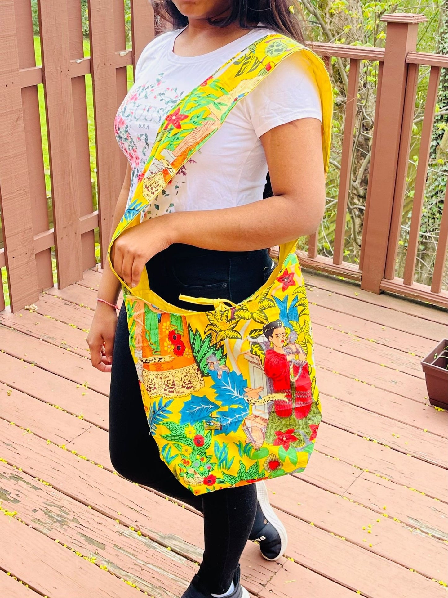Frida Kahlo Handbag - Grey