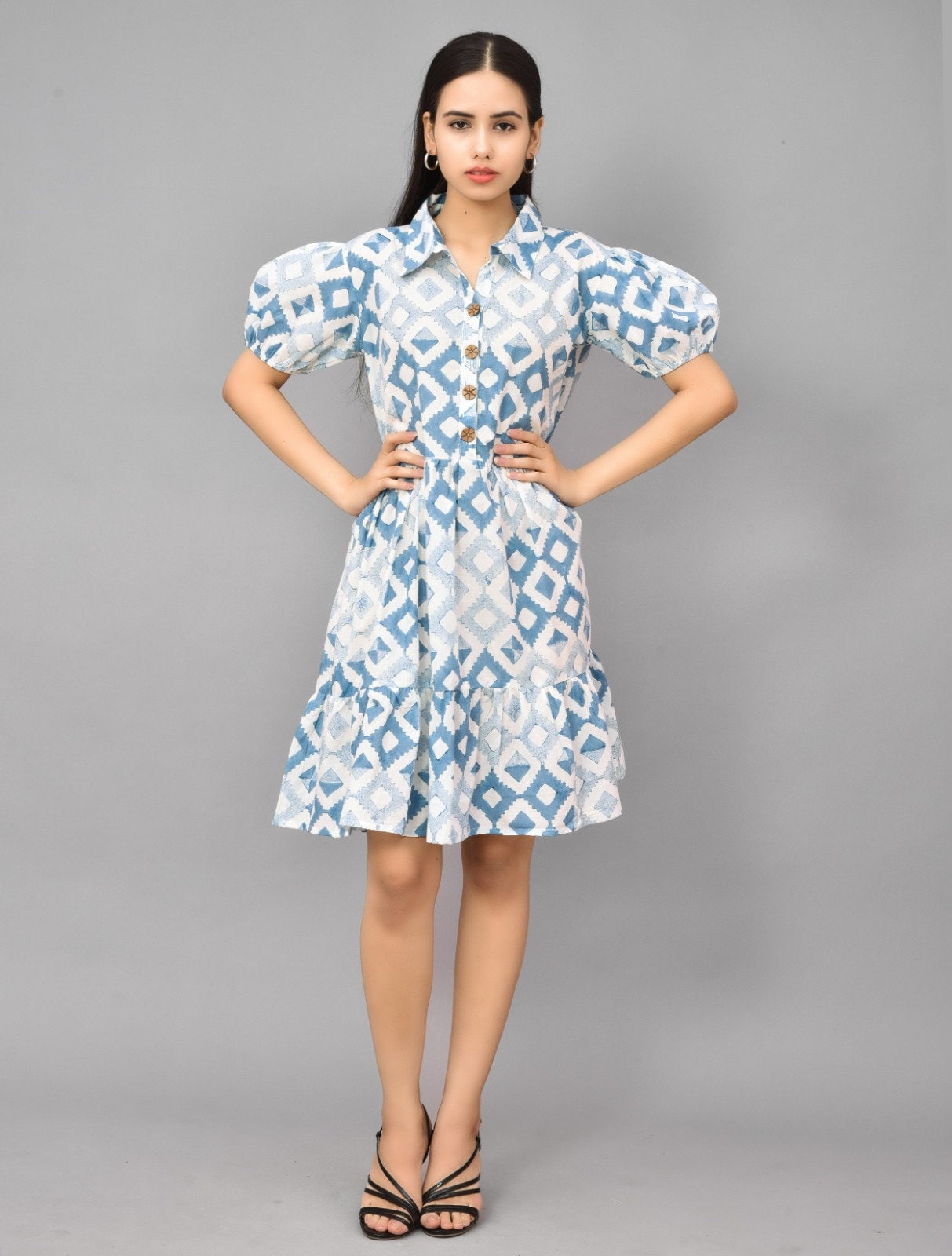 Cotton Summer Midi Dress