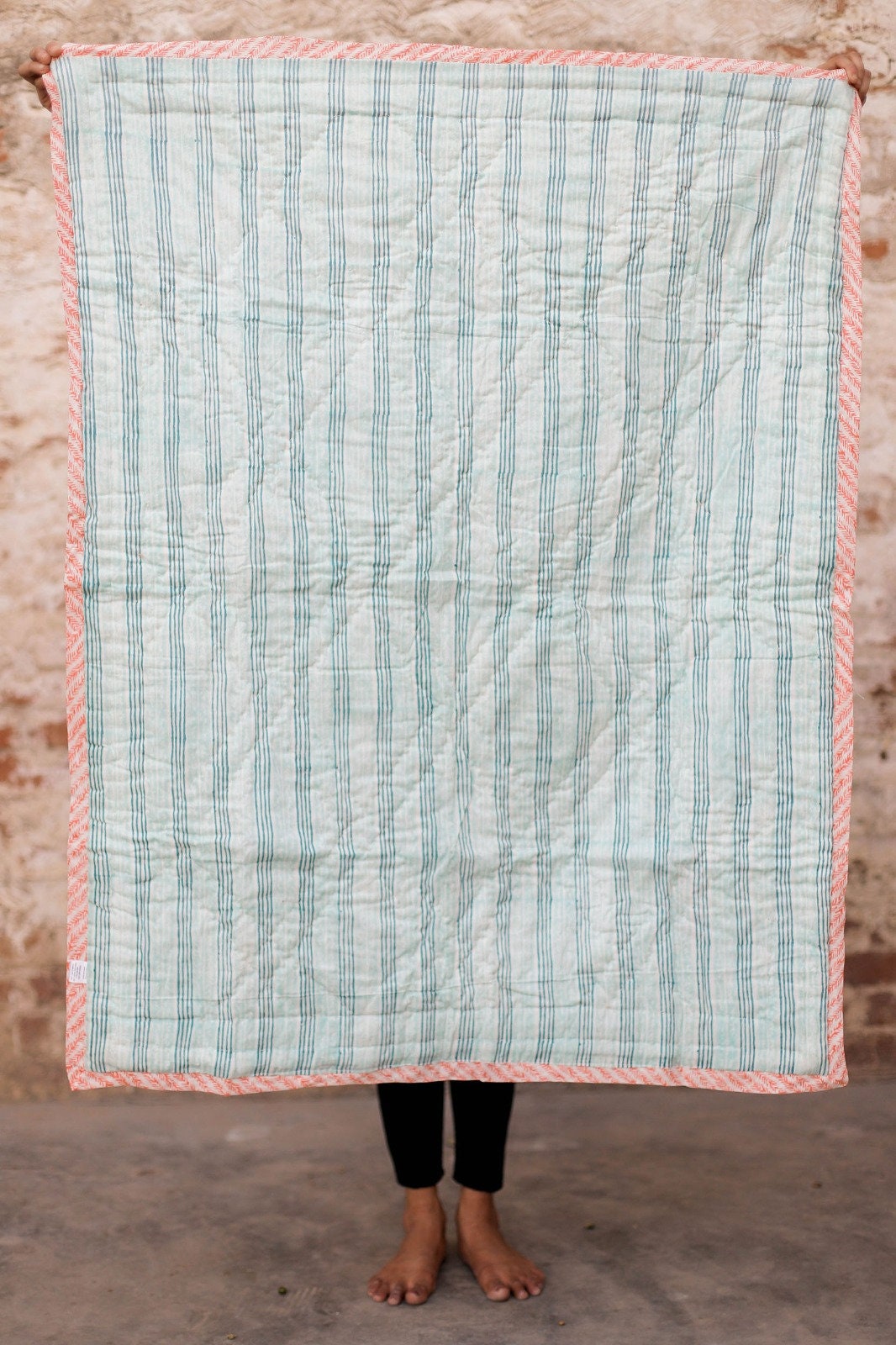 Hand Block Print Bath Towel Set