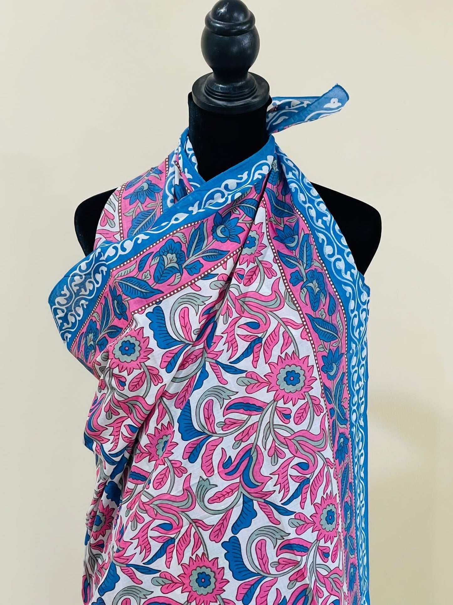 Batik Indian Hand Block Print Sarongs