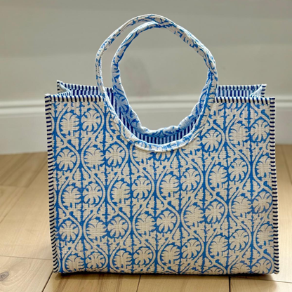 Blue Tote Bag
