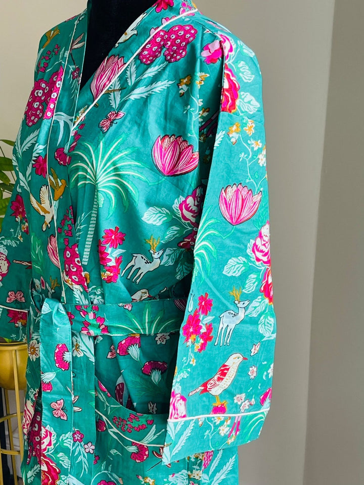 100% Cotton Kimono Robe