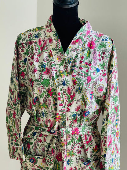 100% Cotton Kimono Robe
