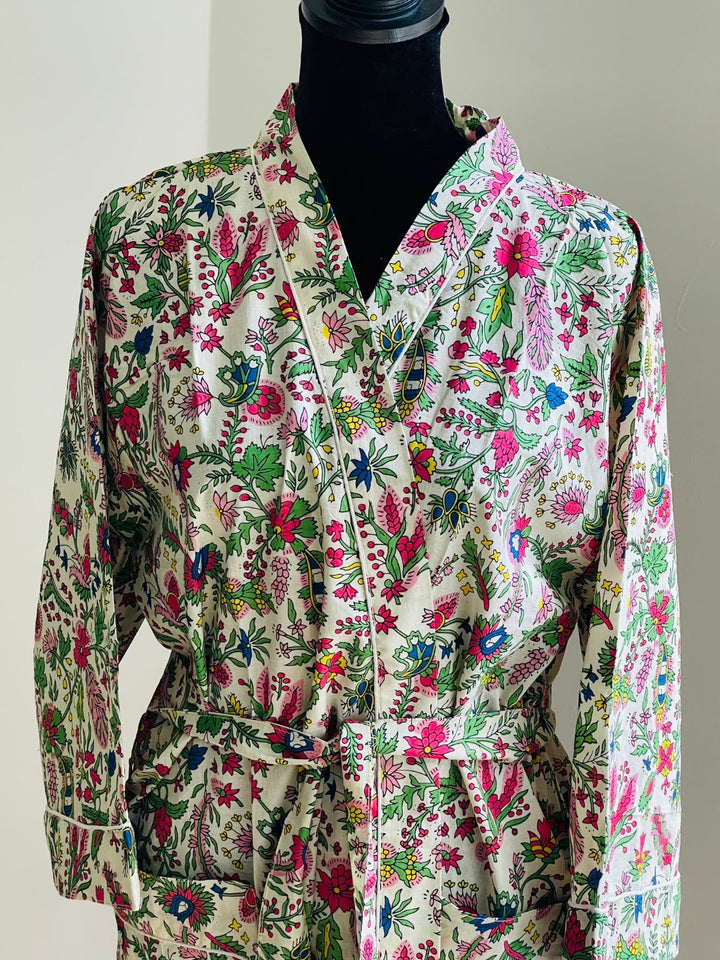 100% Cotton Kimono Robe