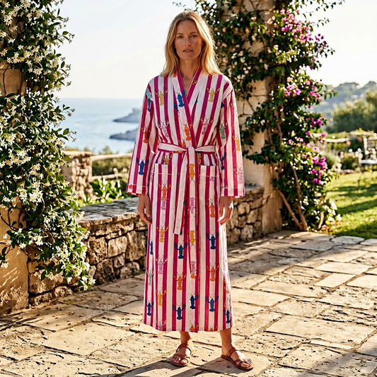 Seaside Lobster Lounge Robe