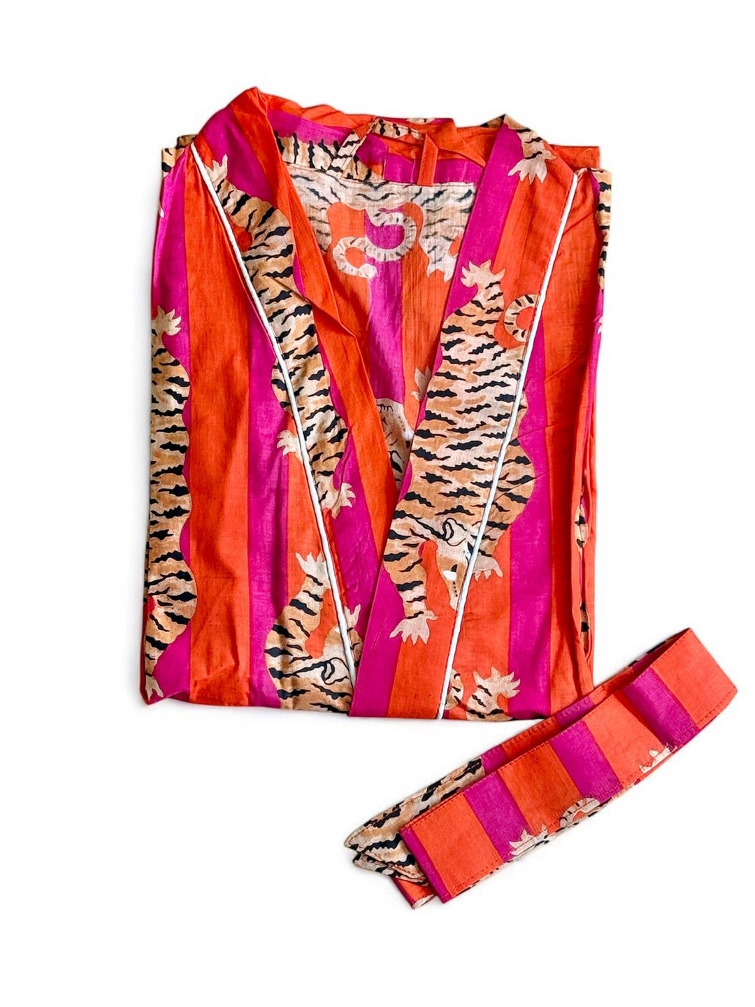 100% Cotton Block Printed Robe