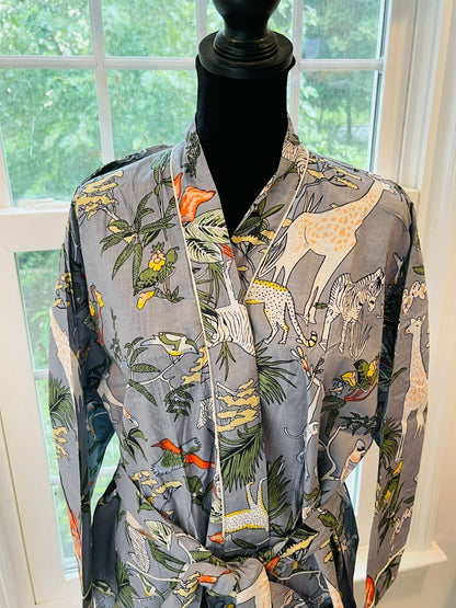 100% Cotton Kimono Robe