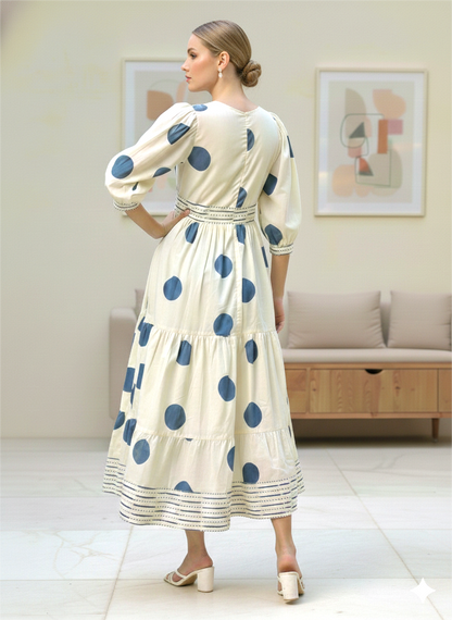 Neel Tara Polka Midi