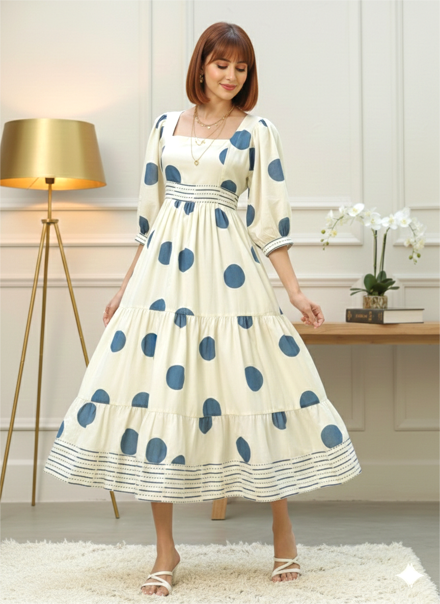 Neel Tara Polka Midi