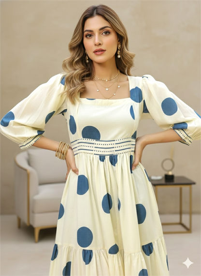 Neel Tara Polka Midi