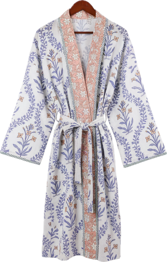 Ivory Blossom Robe