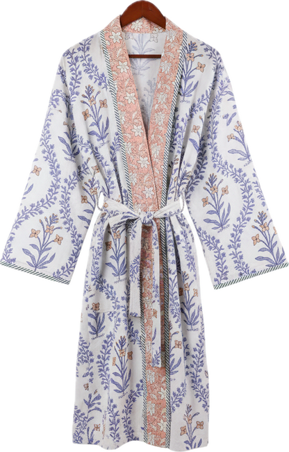 Ivory Blossom Robe