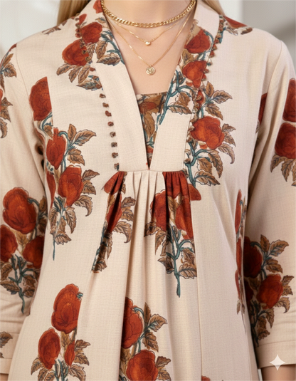 Gulnaar Cotton Midi Dress