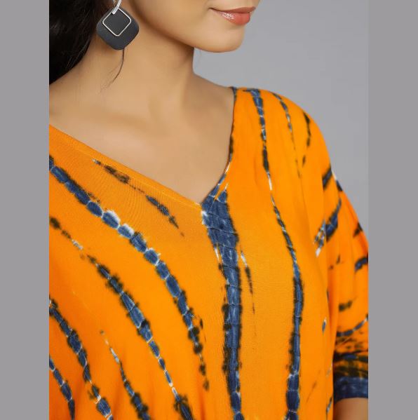 Tie & Dye Rayon Kaftan