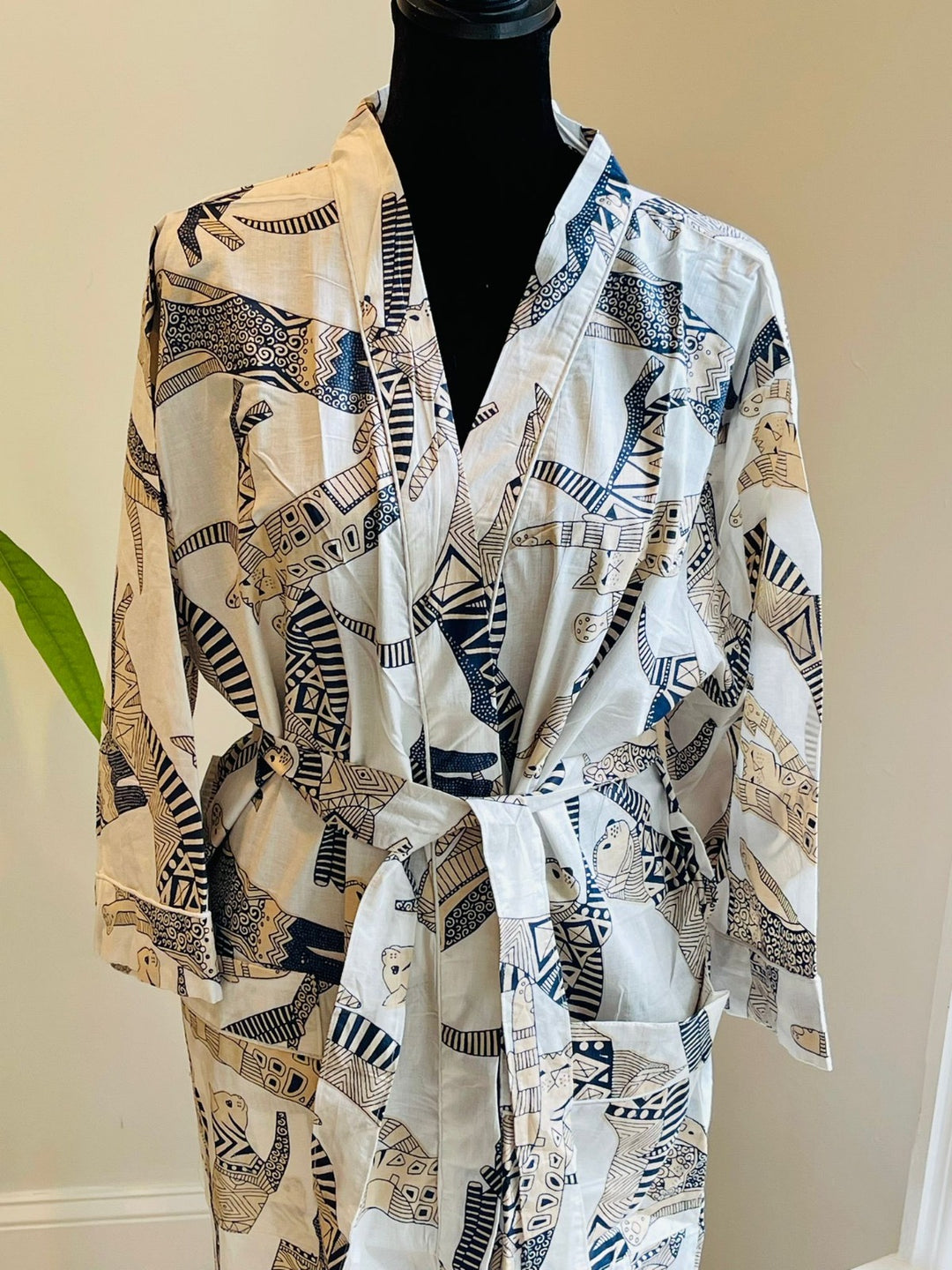 100% Cotton Kimono Robe