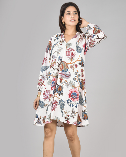 Indie Botanica Mini Dress