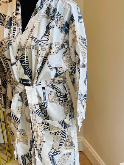 100% Cotton Kimono Robe
